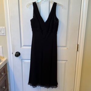 Anne Klein silk black dress